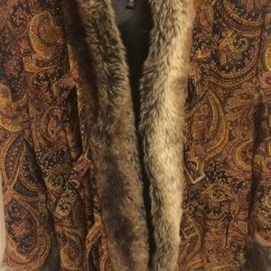 Mink Pink Paisley Coat